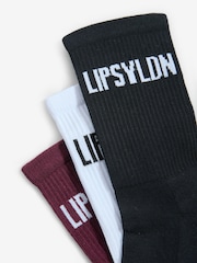 Lipsy Ribbed Socks 3 Pack - Obraz 7 z 7