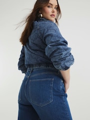 River Island Blue High Rise Ankle Grazer Slim Jeans - Image 2 of 5