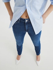River Island Blue High Rise Ankle Grazer Slim Jeans - Image 3 of 5