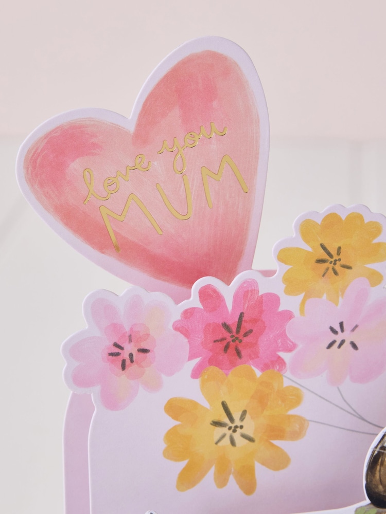 Sausage Dog Mum Pop Up Card - Image 2 of 2 Sausage Dog Mum Pop Up Card - Image 2 of 2