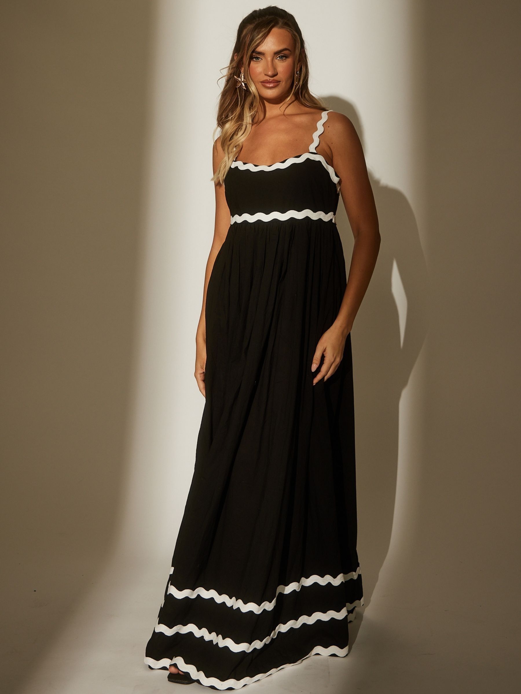 riu Bicolor knit dress ブラック riu Bicolor knit dress ブラック riu Bicolor knit dress ブラック