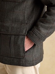 Joules Brown Dogtooth Four Pocket Jacket - Image 9 of 12