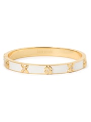Kate Spade Gold Tone Hinged Bangle - Image 1 of 4