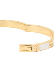 Kate Spade Gold Tone Hinged Bangle - Image 2 of 4