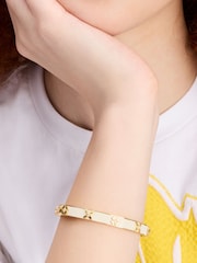 Kate Spade Gold Tone Hinged Bangle - Image 3 of 4