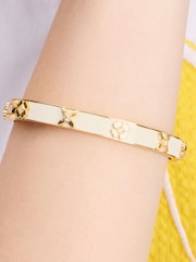 Kate Spade Gold Tone Hinged Bangle - Image 4 of 4