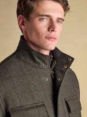 Joules Green Check Four Pocket Jacket - Image 10 of 12