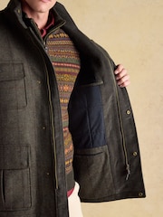 Joules Green Check Four Pocket Jacket - Image 11 of 12