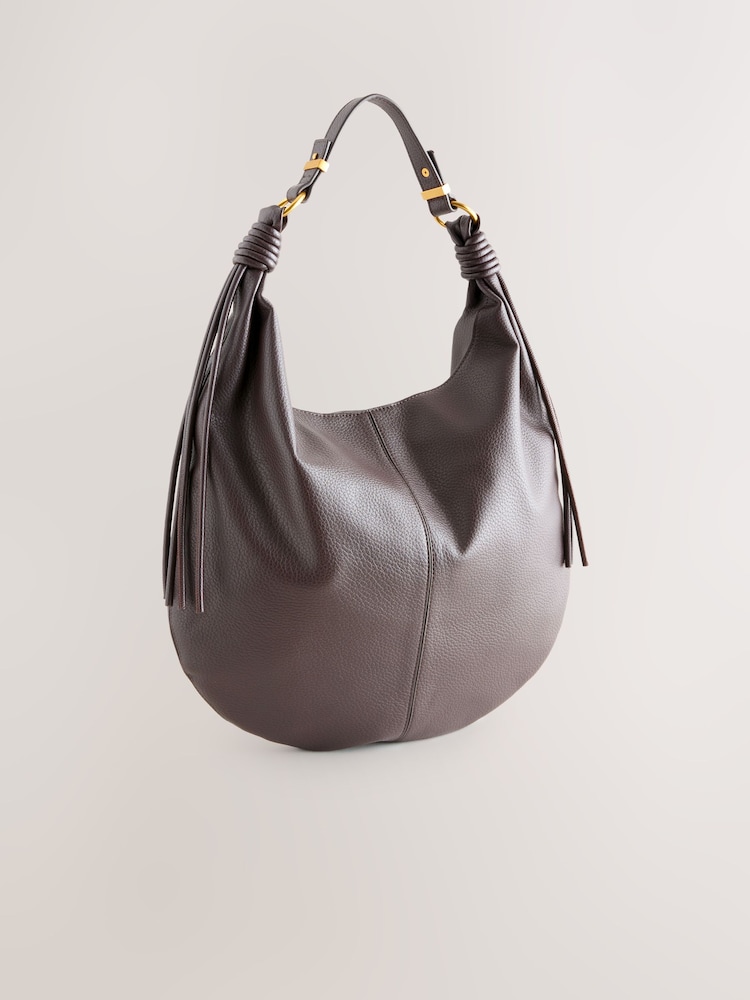 Chocolate Brown Scoop Shoulder Bag - Image 1 of 5