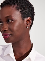 Kate Spade Heart Studs White Earrings - Image 3 of 3