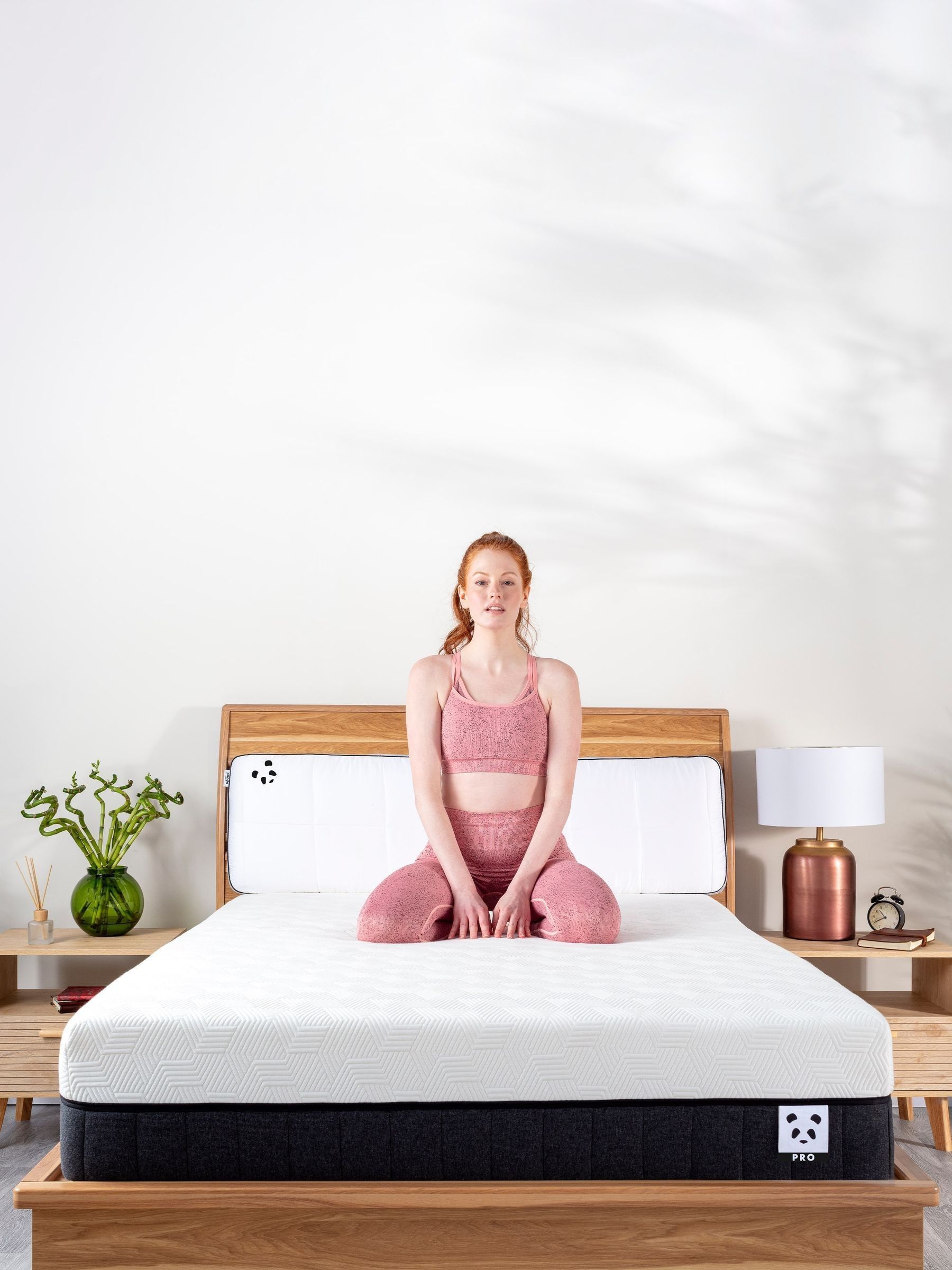 Panda Hybrid Bamboo Mattress Pro - Small Double - White - 1500 Pocket Springs - Hypoallergenic - Image 6