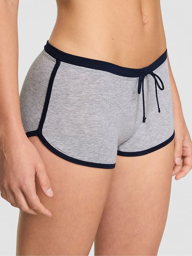 Victoria's Secret PINK Medium Heather Grey Cotton Dorm Knickers - Image 1 of 3