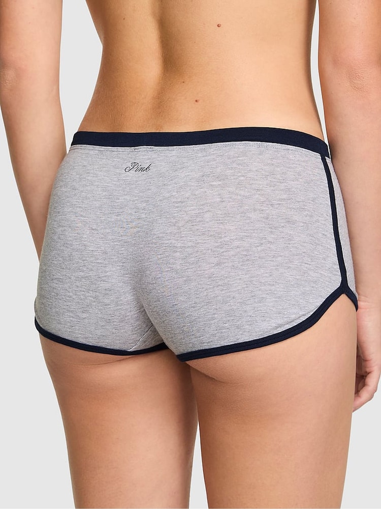 Victoria's Secret PINK Medium Heather Grey Cotton Dorm Knickers - Image 2 of 3