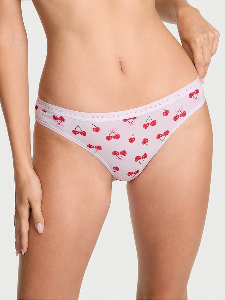Victoria's Secret Pink Cherries Bikini Knickers - Image 1 of 3 Victoria's Secret Pink Cherries Bikini Knickers - Image 1 of 3