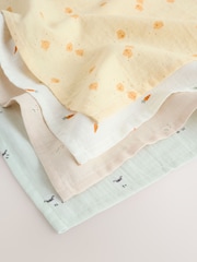 Yellow Easter Character Baby Muslins Cloths 4 Pack - Image 3 of 5