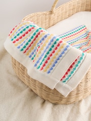 Bright Bobble Knitted Baby Blanket - Image 2 of 5