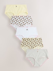 柠檬 黄色 - 富棉短裤 5 包 - 12的图像1｝