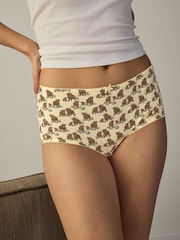 柠檬 黄色 - 富棉短裤 5 包 - 12的图像7｝