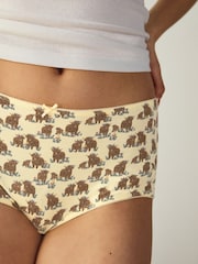 柠檬 黄色 - 富棉短裤 5 包 - 12的图像9｝