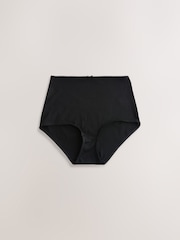 Svart - 100% Konton Full Truser Knickers 7 Pakke - Bilde 6 av 10