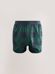 Navy/Burgundy Check - Loose Boxers 5 Pack - Slika 4 iz 9