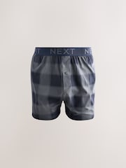 Navy/Burgundy Check - Loose Boxers 5 Pack - Slika 5 iz 9