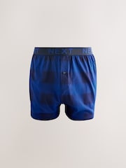 Navy/Burgundy Check - Loose Boxers 5 Pack - Slika 6 iz 9