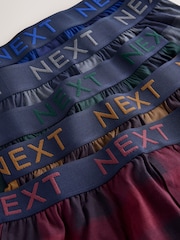 Navy/Burgundy Check - Loose Boxers 5 Pack - Slika 8 iz 9