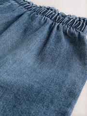 Mid Blue Denim Pull on Short (3-16yrs) - Image 4 of 5