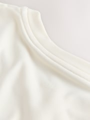 Cream - self. Fitted Top - Imaginea 2 din 4