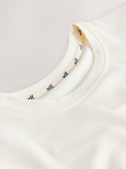 Cream - self. Fitted Top - Imaginea 3 din 4