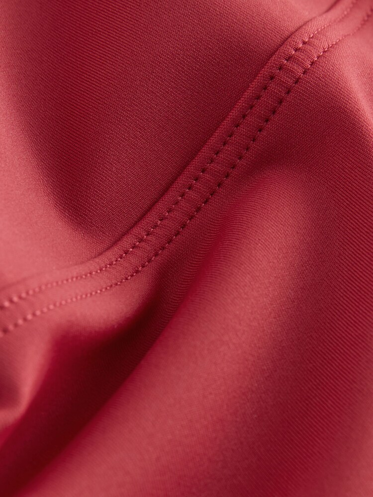 self. Red High Waist Leggings - Image 3 of 3 self. Red High Waist Leggings - Image 3 of 3