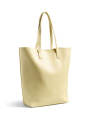 PIECES Yellow Tote Bag - Image 2 of 4