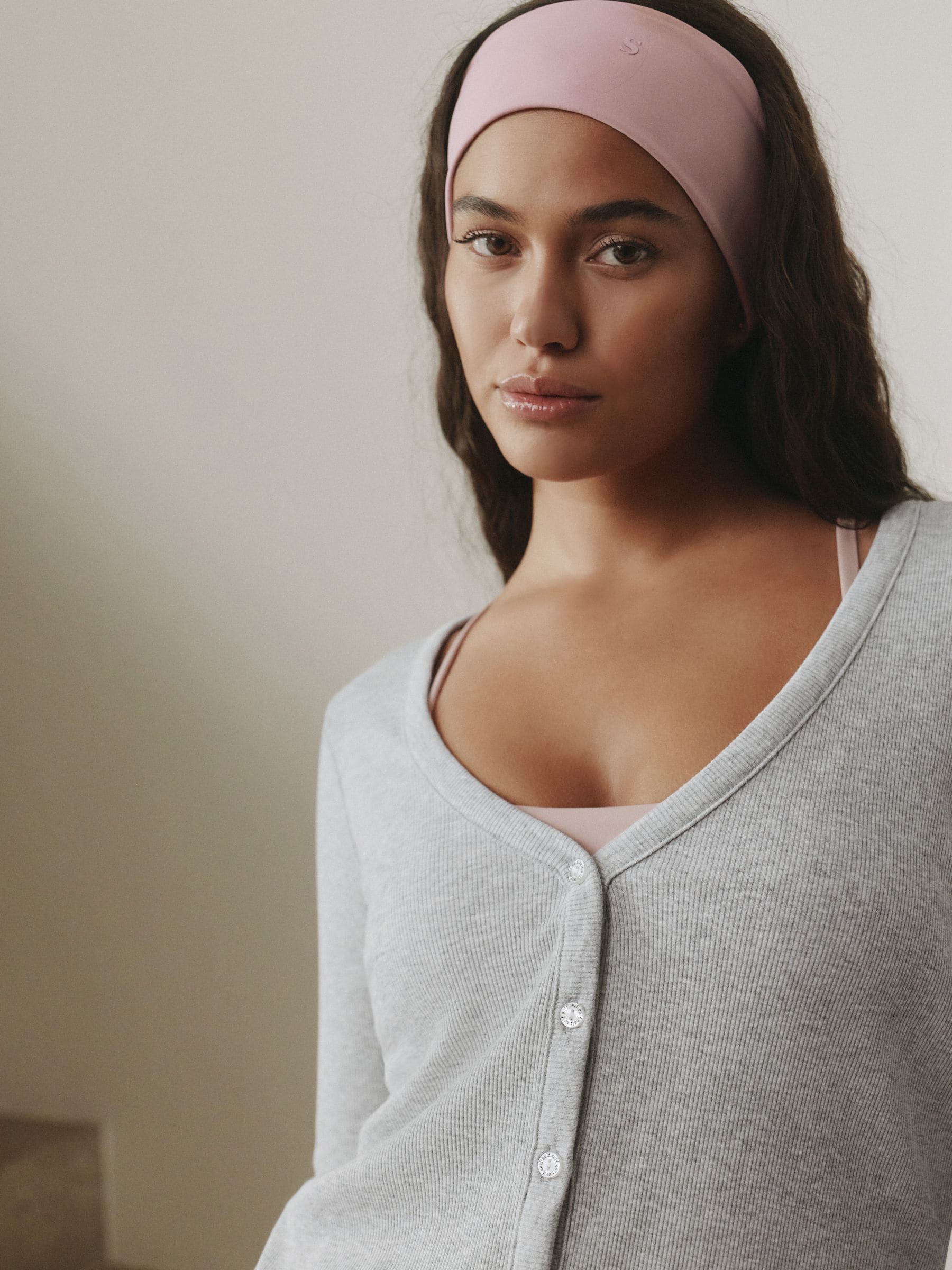 Buy self. Grey Ribbed Cardigan from Next USA
