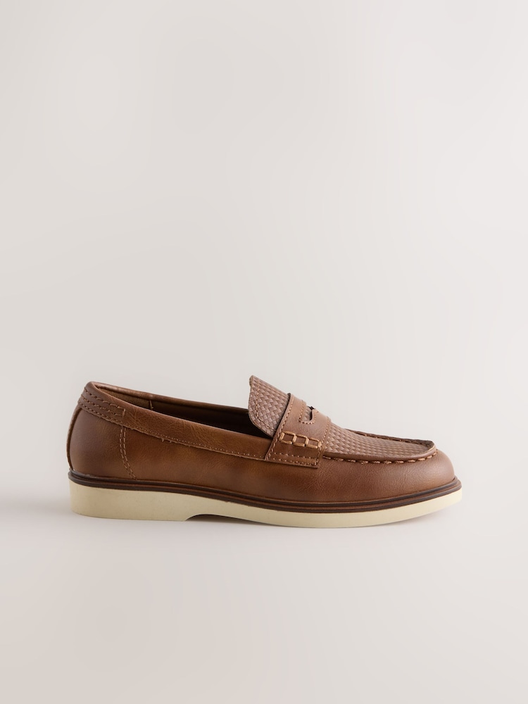 Tan Brown Penny Loafers - Image 2 of 5
