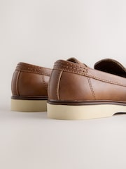 Tan Brown Penny Loafers - Image 3 of 5