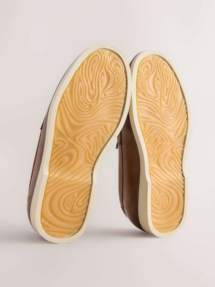 Tan Brown Penny Loafers - Image 5 of 5