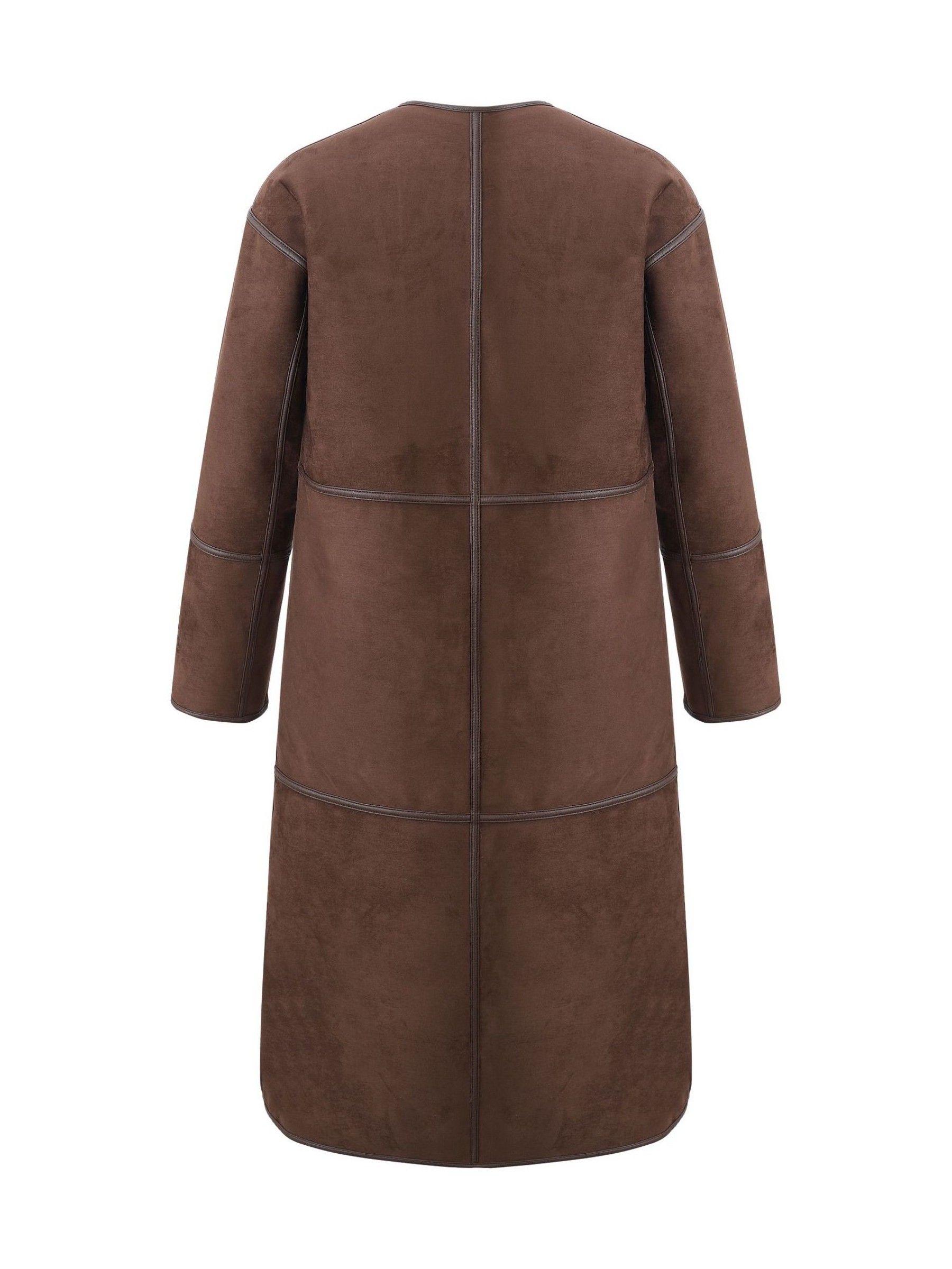 Buy Urban Code Brown Reversible Shearling Look Coat from the Next