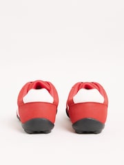 Friends Like These Red Super Slim Lace Up Low Top Casual Trainers - Image 3 of 4