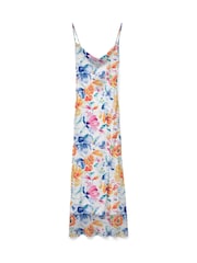 VERO MODA White Waterall Neck Strap Floral Print Dress - Image 5 of 5