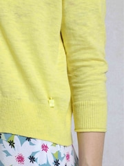 Rumena - Weird Fish 100% Cotton Limon Outfitter Cardigan - Slika 5 iz 7