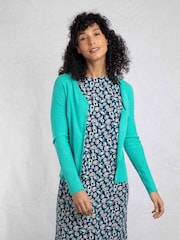 modra - Weird Fish 100% Cotton Curran Lightweight Cardigan - Slika 3 iz 7