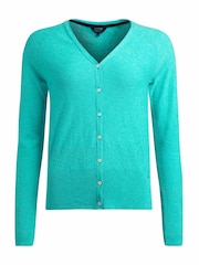 modra - Weird Fish 100% Cotton Curran Lightweight Cardigan - Slika 6 iz 7