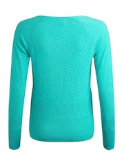 modra - Weird Fish 100% Cotton Curran Lightweight Cardigan - Slika 7 iz 7