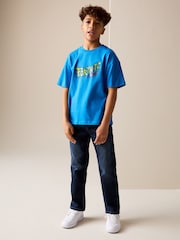 Blue Back Print Fortnite Print Short Sleeved T-Shirt (4-16yrs) - Image 3 of 4