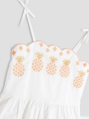 River Island Girls Pineapple 100% Cotton Cami and Trousers Set - Bild 4 von 5