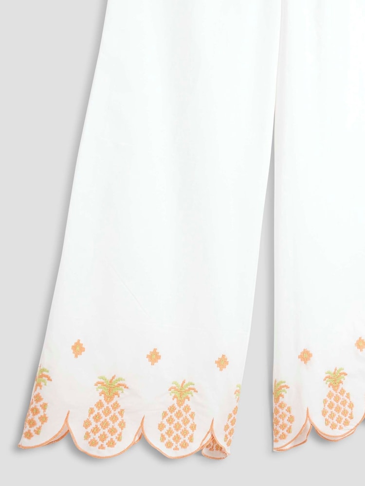 River Island Girls Pineapple 100% Cotton Cami and Trousers Set - Bild 5 von 5