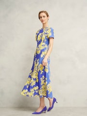 Hobbs Blue Ann Dress - Image 1 of 4