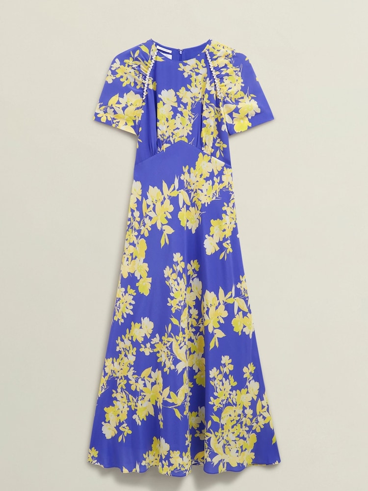 Hobbs Blue Ann Dress - Image 4 of 4