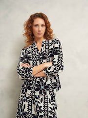 Hobbs Blue Jilly Blouse - Image 1 of 4